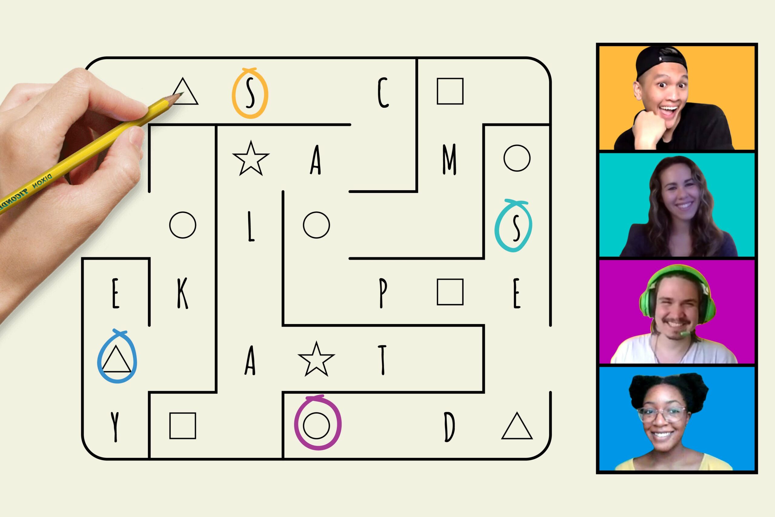 Remote Team Solving Puzzle