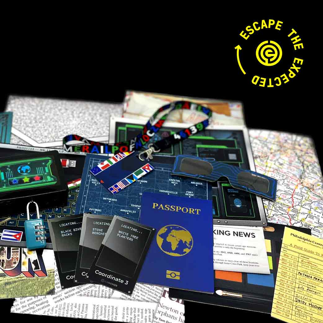 Escape room box contents