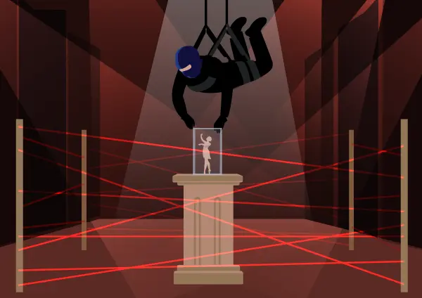 Art heist escape room